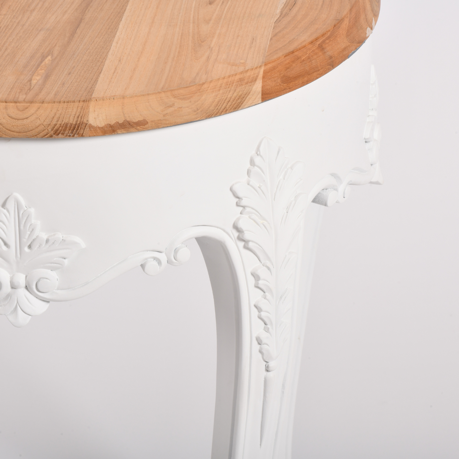 WHITE SIDE TABLE